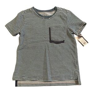 Art Class NWT Indigo Stripe Pocket T-Shirt Blue/White Stripes